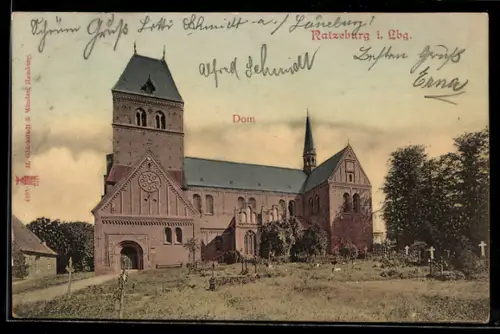 AK Ratzeburg, Dom, Aussenansicht