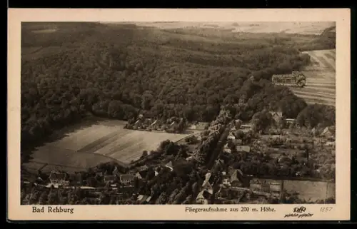 AK Bad Rehburg, Fliegeraufnahme