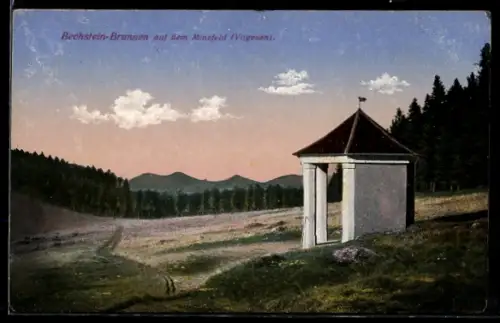 AK Minfeld /Vogesen, Bechstein-Brunnen