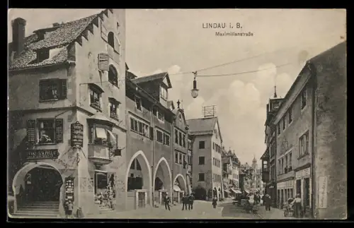 AK Lindau i. B., Maximilianstrasse
