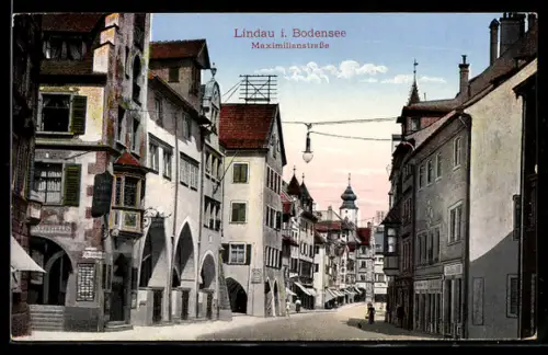 AK Lindau i. Bodensee, Maximilianstrasse