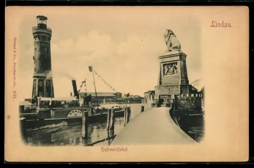 AK Lindau, Hafeneinfahrt