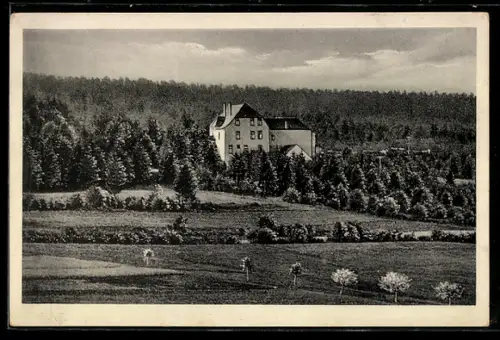 AK Deuselbach /Hochwald, Luftkurhotel zum Erbeskopf, Inh. N. Molter