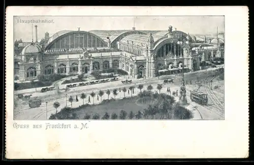 AK Frankfurt a. M., Hauptbahnhof