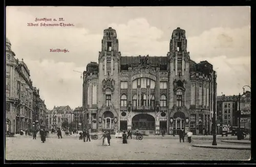 AK Frankfurt a. M., Albert Schumann-Theater