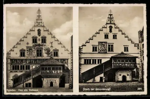 AK Lindau, Das alte und neue Rathaus