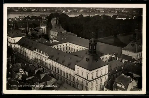 AK Bonn, Universität aus der Vogelschau