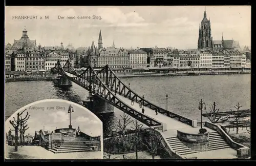 AK Alt-Frankfurt, Brücke Eiserner Steg