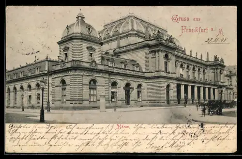 AK Frankfurt a. M., Börse, Panorama