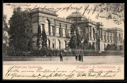 AK Frankfurt a. M.-Sachsenhausen, Städel`sches Kunstinstitut
