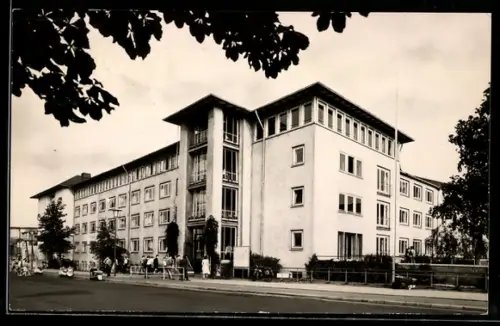 AK Frankfurt-Sachsenhausen, Haus der Jugend, Deutschherrnufer 12