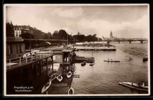 AK Frankfurt a. M., Bootshäuser