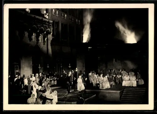 AK Alt-Frankfurt, Römerberg-Festspiele, Hamlet-Festszene