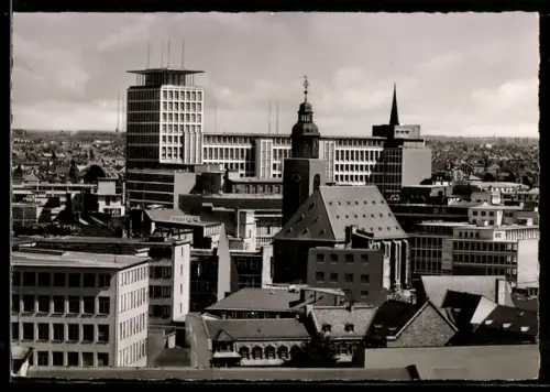 AK Frankfurt am Main, Stadtzentrum mit Hochhaus Fernmeldeamt