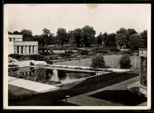 AK Frankfurt-Westend, I.G. Farbenindustrie AG, Werksgelände und Parkanlagen