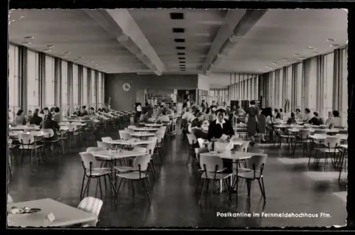 AK Frankfurt am Main, Postkantine im Fernmeldehochhaus