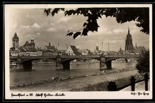 AK Alt-Frankfurt, Brücke, Dom, Skyline