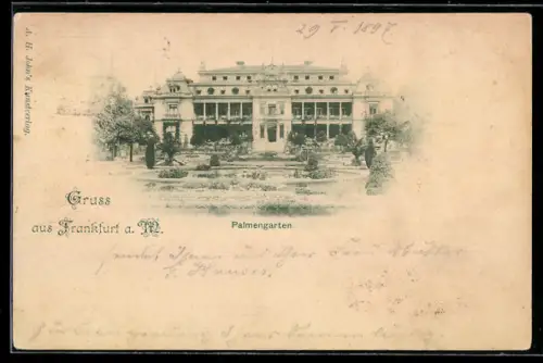 AK Frankfurt-Westend, Palmengarten