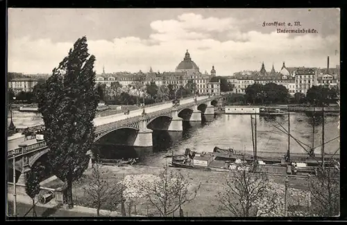 AK Frankfurt a. M., Untermainbrücke