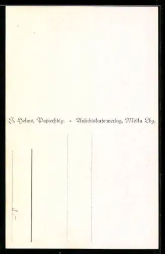 AK Mölln i. Lbg., Rathaus, Kirche