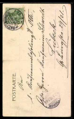 AK Mölln i. L., Rathaus, Kirche