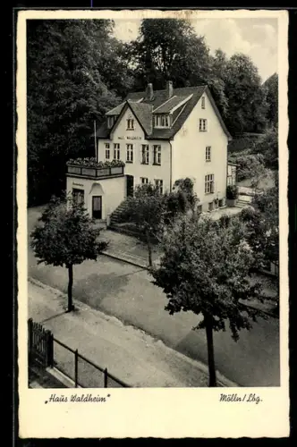 AK Mölln /Lbg., Hotel-Pension Haus Waldheim, Bes. Otto Schmidt