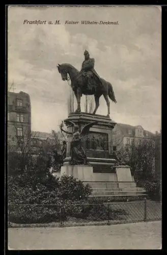 AK Frankfurt a. M., Kaiser Wilhelm-Denkmal