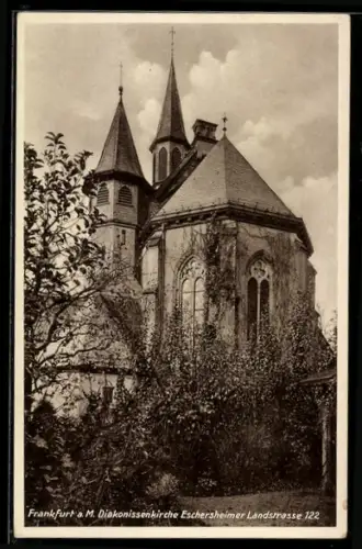 AK Frankfurt-Nordend, Diakonissenkirche, Eschersheimer Landstrasse 122