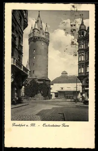 AK Frankfurt a. M., Eschenheimer Turm