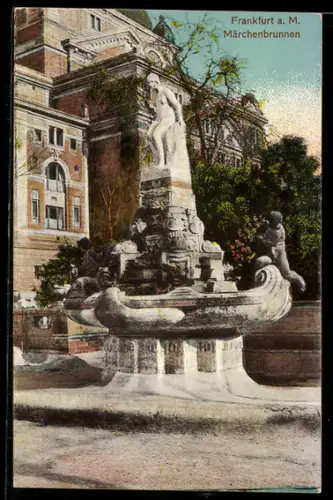 AK Frankfurt a. M., Untermainanlage mit Märchenbrunnen