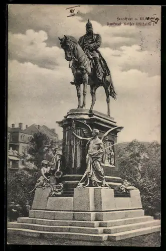 AK Frankfurt a. M., Denkmal Kaiser Wilhelm I.