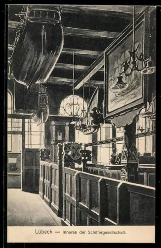 AK Lübeck, Inneres der Schiffergesellschaft