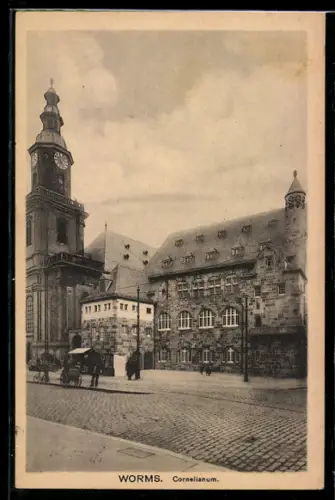 AK Worms, Blick auf das Cornelianum