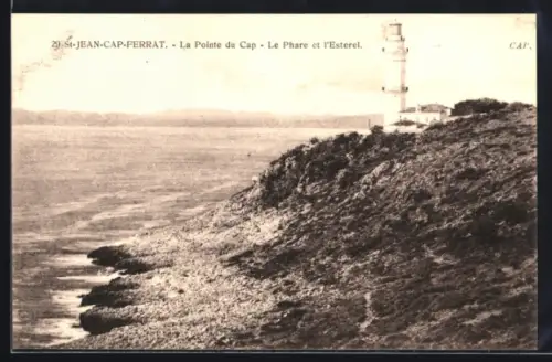 AK Saint-Jean-Cap-Ferrat, La Pointe du Cap, Le Phare et l`Esterel