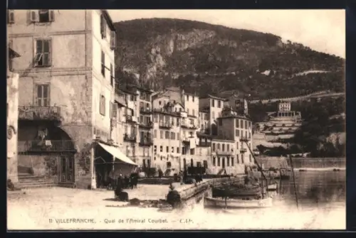 AK Villefranche, Quai de l`Amiral Courbet