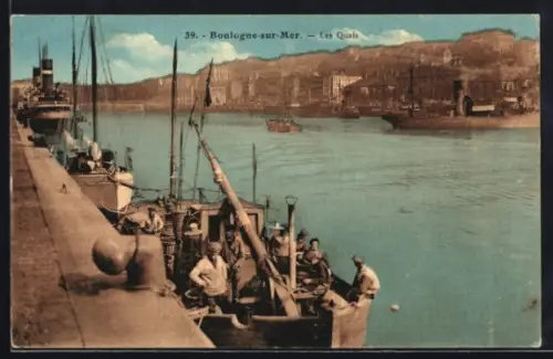 AK Boulogne-sur-Mer, Les Quais