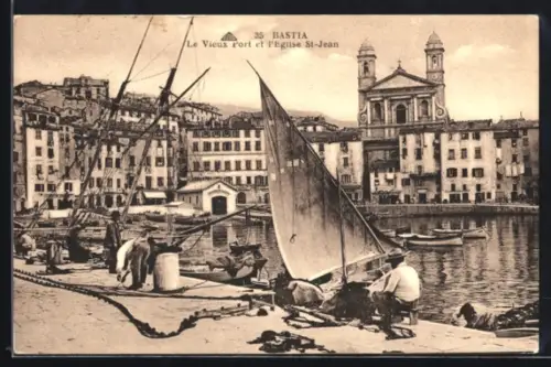 AK Bastia, Le Vieux Port et l`Eglise St-Jean