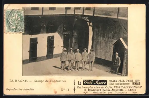 AK Guyane francaise, Le Bagne, Groupe de Condamnés