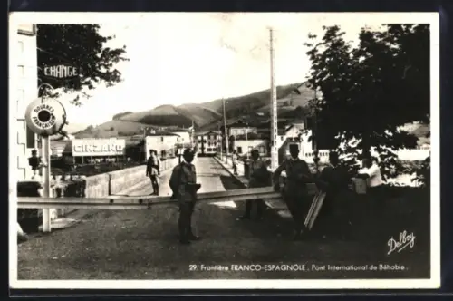AK Béhobie, Frontière Franco-Espagnole, Pont International
