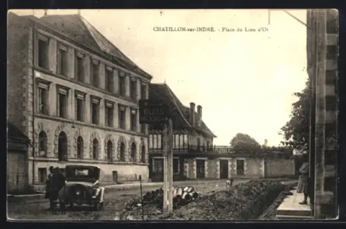 AK Chatillon-sur-Indre, Place du Lion d`Or