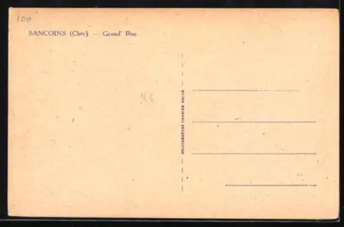 AK Sancoins /Cher, Grand` Rue