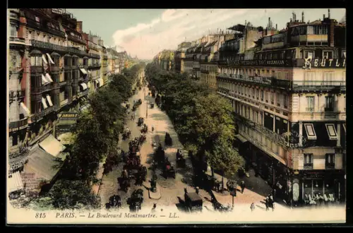 AK Paris, Le Boulevard Montmartre