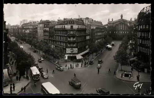 AK Paris, La gare du Nord