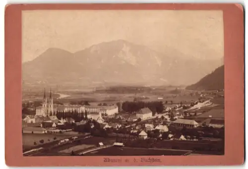 Fotografie Franz Fankhauser, Admont, Ansicht Admont, Ortsansicht mit dem Buchstein