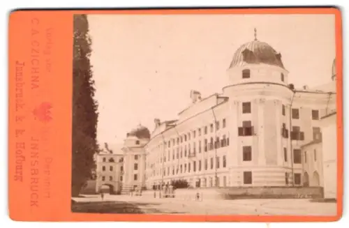 Fotografie C. A. Czichna, Innsbruck, Ansicht Innsbruck, Partie an der k. k. Hofburg