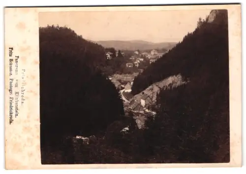 Fotografie Fritz Schuster, Friedrichroda, Ansicht Friedrichroda, Panorama vom Klinkenstein