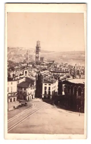 Fotografie M. Lotze, Verona, Ansicht Verona, Piazza Bra Arena
