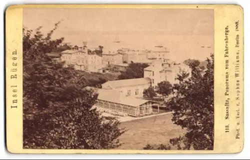 Fotografie Sophus Williams, Berlin, Ansicht Sassnitz /Rügen, Panorama vom Fahrenberge