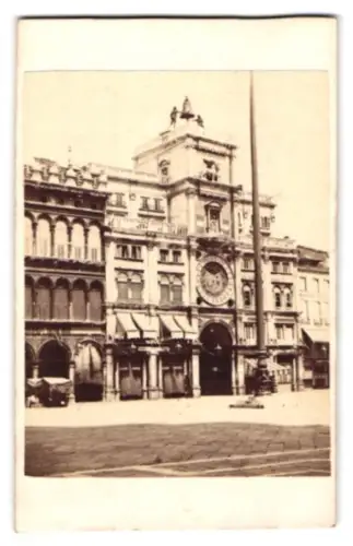 Fotografie C. Naya, Venezia, Campo St. Maurizio 2758, Ansicht Venedig, Torre dell`Orologio