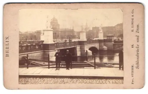 Fotografie E. Linde & Co., Berlin, Ansicht Berlin, Schlossbrücke und Dom